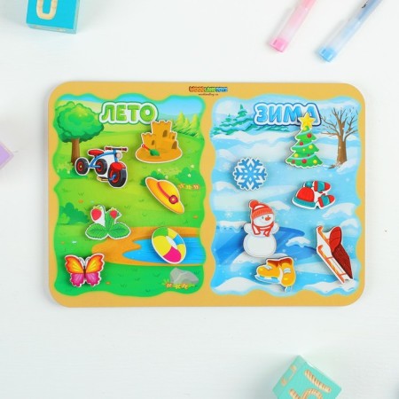 Sorter "What is the difference?" Summer-winter ", on Velcro