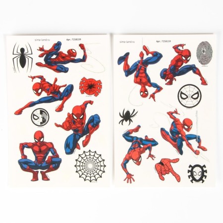Translated stickers shine in the dark "Spider Man"-1