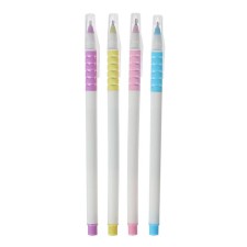 Ballic handle 1.0 mm, blue rod, white case with transparent caps, with rubber holders, mix