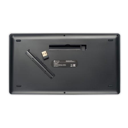 Kead keyboard 845m gray/black USB wireless BT/Radio Slim Multimedia (1680661)-1