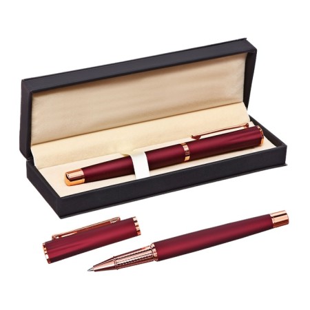 Handle Gift Roller in the leatherette case software software corps burgundy/gold