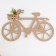 Decorative tree hooks "Bicycle with a bouquet of flowers" 22x40x3.5 cm