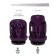 AMAROBABY BRILLANT, ISOFIX fastening, class D, group 0+/1/2/3 (0-36 kg), purple color