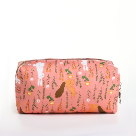Lightning cosmetic bag, pink color-1