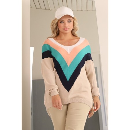 Female pool Wisell, size 60, beige color-2