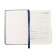 Dated diary of 2025, A5, 168 sheets in a ruler, leatherette "Nebraska", silver cut, blue