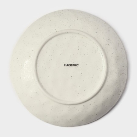 Porcelain Serving dish Magistro Poursephona, D = 21 cm, beige color-3
