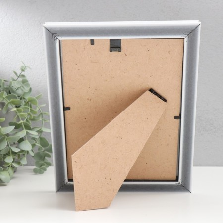 Photo frame Plastic "Mira" 15x21 cm, (plastic screen), white-4