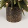 Christmas tree decor "with balls and sparkles, in a pot" 32x7.5 cm