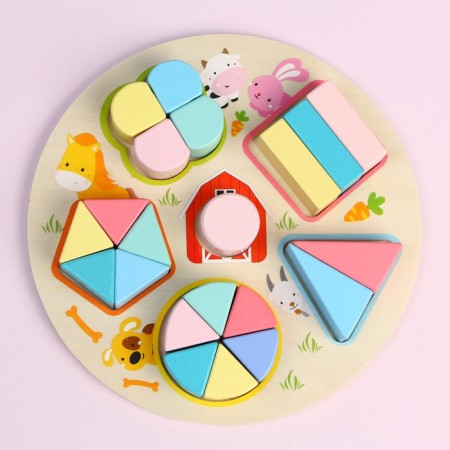 Wooden puzzle "Tenderness" 22 × 22 × 2.5 cm-1