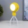 Octopus table lamp LED 2W USB AKB yellow 6x6x20.5 cm Risalux