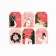 Schildik for a gift “Everything will come true!”, A set of 6 pieces, stylish girls, 6.5 x 5.1 cm