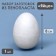 Foam egg - blank 8 cm