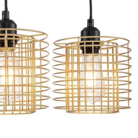 Suspended lamp 3x40W E27, size 61x18x176 cm-3