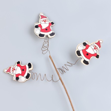 Wooden decor on the New Year mood stick 40 × 15 × 1.5 cm, mix-3