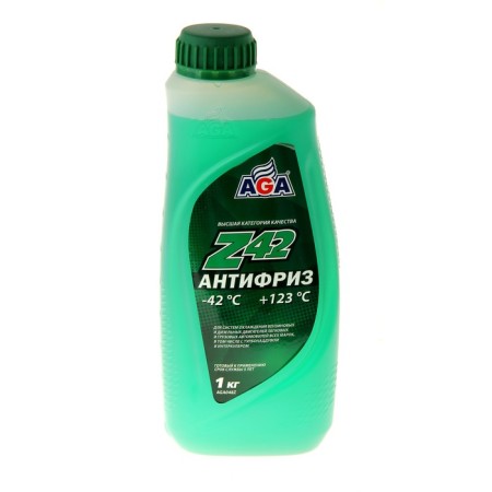 Antifreeze ready -made AGA -42C/+123C green, 1 kg
