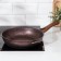 Granit Ultra pan, d = 28 cm, removable handle, anti -stick coating, brown color