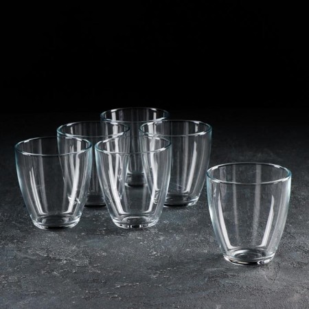 Set of glass glasses "Aqua", 285 ml, 6 pcs