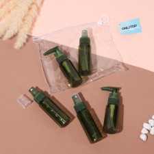 Storage set, in a case, 5 objects, green color