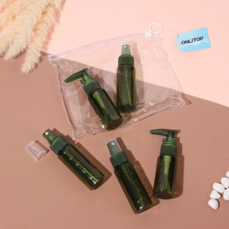 Storage set, in a case, 5 objects, green color