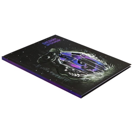 Diary of a solid cover 1-11 grade 48 sheets, "Crystal", cover cardboard 7BC, matte lamination, selective UV-lame, cheat sheet-1