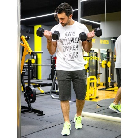Sports T -shirt Male ISee, size 46, white color-9