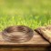 Smooth artificial rattan 6 mm 100 m half a pipe (metallic bronze)