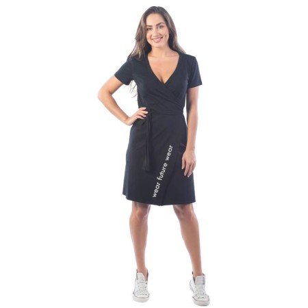 Dress with smell, size 46, black color-4