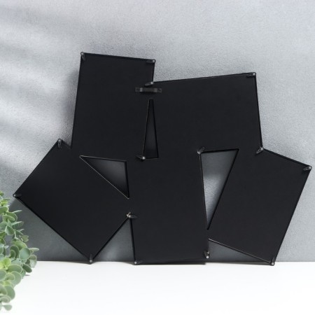 Multipher Plastic in 5 photos 10x15 cm, col. black-1