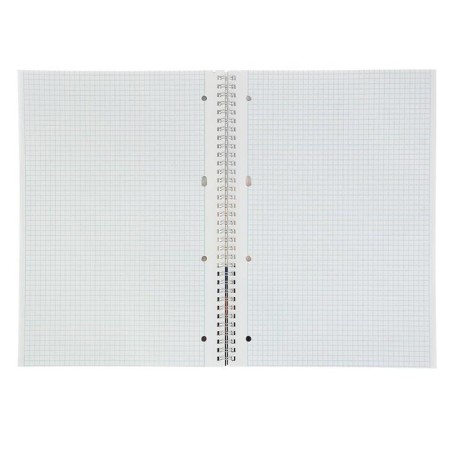 A4 notebook, 100 sheets with a CityScape spiral pocket-1