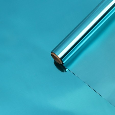 Flower film "Gloss", blue, 58 cm x 5 m-1