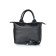 Female bag, artificial leather, 385x220x140 cm, black