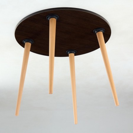 Round table, 900x900x755, oak wenge-4