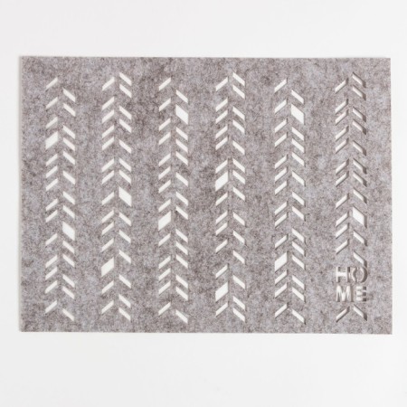 Decorative napkin "Home" 30 x 40 cm, 100% p/e, felt-1