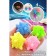 Balls for washing linen shade, d = 6 cm, 4 pcs, color mix