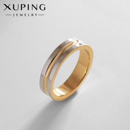Ring Xuping ideal, color gold, size 17
