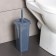 Toilet kit: brush with Spin & Clean Stone stand, dark stone