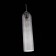 Suspension lamp ST LUCE. SL1145.143.01. Callana. 1x60 watts, E27, 10x10x50 cm, chromium color