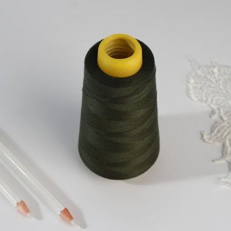 Threads 40/2, 3000 yard, khaki color-2