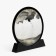 Sanding clock-picture "Karakum", D-26 cm, anti-stress, black sand