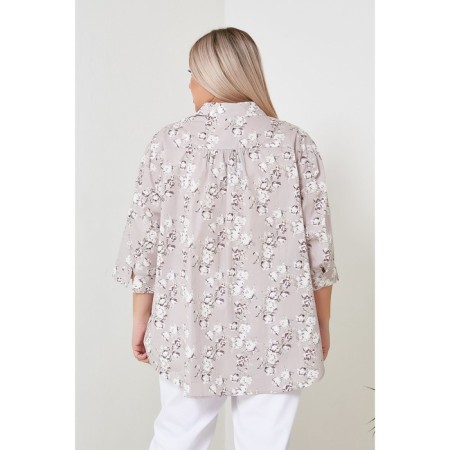 Female shirt, size 76, lilac color-4