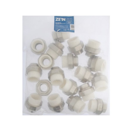 Combined Zein, polypropylene, American, internal thread, d = 25 mm x 1/2 "-3