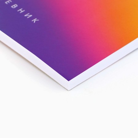 Diary in a thin cover A5, 72 sheets of "color gradient"-1