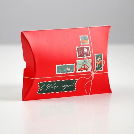 Figure team “Parcel”, 11 x 8 x 2 cm, new year-1