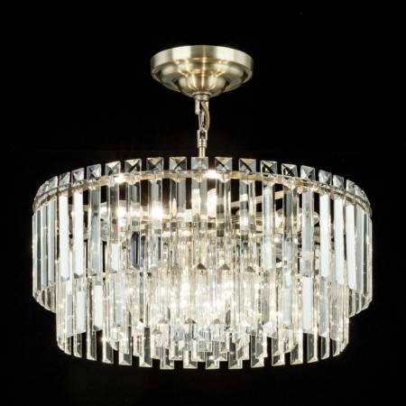 Suspended chandelier Citilux “Foundation” CL303193, 9X60W, E14, brown color-9