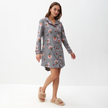 Female-shirt female kaftan "Flowers" size 40-42-4