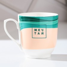 Ceramic mug “Dream”, 260 ml, beige color