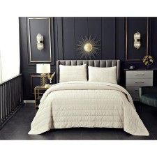 A set with a bedspread 