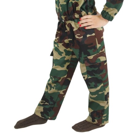 Carnival costume "Special Forces", jacket, trousers, berets, height 146 cm, river 38-3