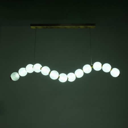 Lamp "Avyiro" 13xLED 91W 3000k brass 100x18x19-169 cm-4